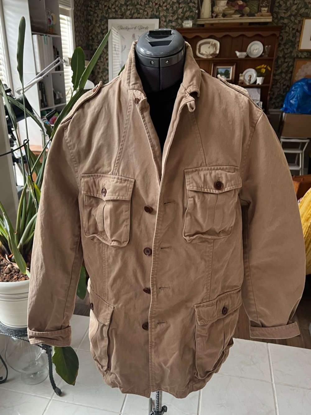 Vintage banana republic Khaki Field Jacket size L